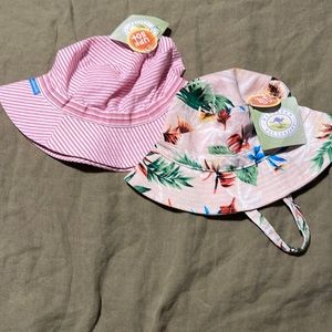 NWT - Toddler sun hat bundle wallaroo hat company size 49cm and 54cm